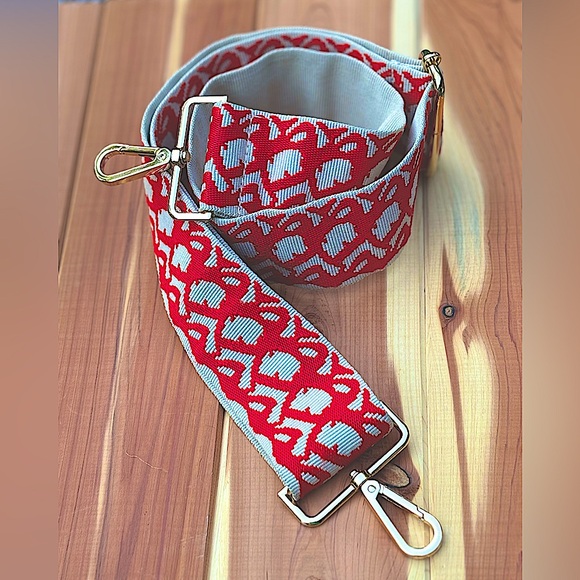 Crossbody Strap For Bag.Woven,Adjustable Gold Hardware, 2” wide by Nicholas Gael - Picture 8 of 8